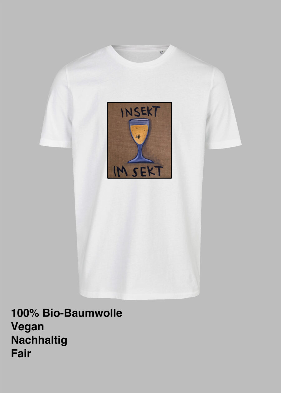 „Insekt im Sekt“ T-Shirt